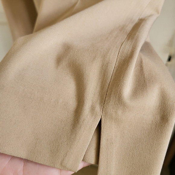 Tan Dress Pants with Elegant Design - Picture 10 of 11